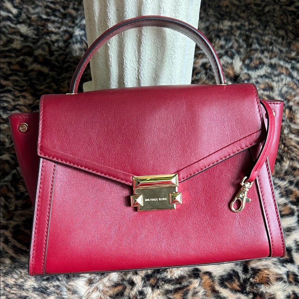 Michael Kors Whitney Leather Satchel